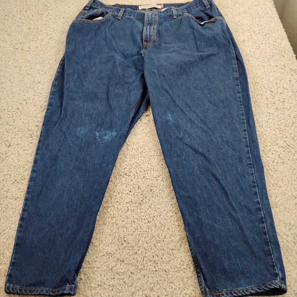 Levi's Jeans Womens 22s Blue 550 Classic Relaxed Tapered Denim Western Chore Y2K